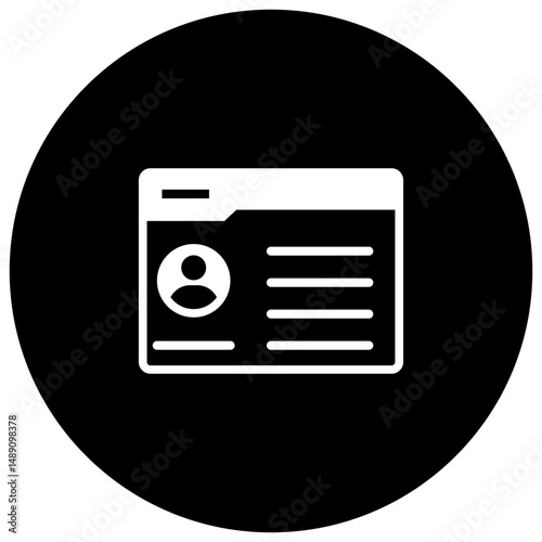 Personal Data Icon