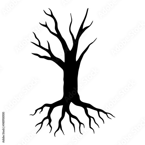 Bare Tree Silhouette