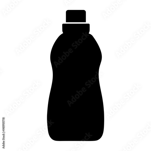 Detergent and Soap Bottle Silhouette