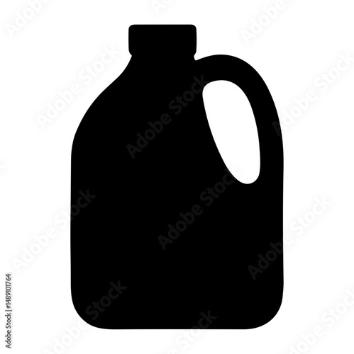 Detergent and Soap Bottle Silhouette