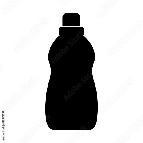 Detergent and Soap Bottle Silhouette