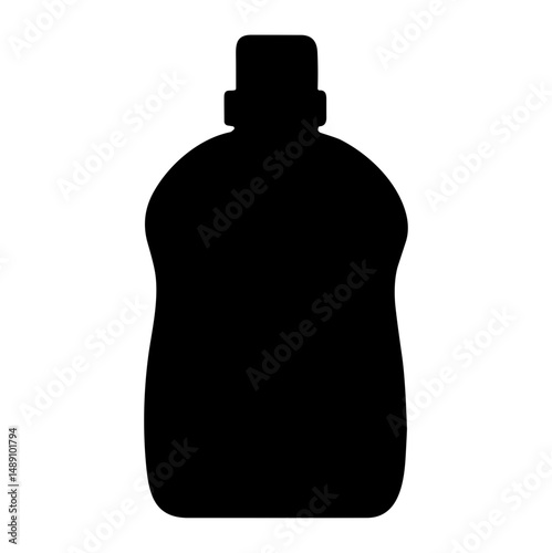 Detergent and Soap Bottle Silhouette
