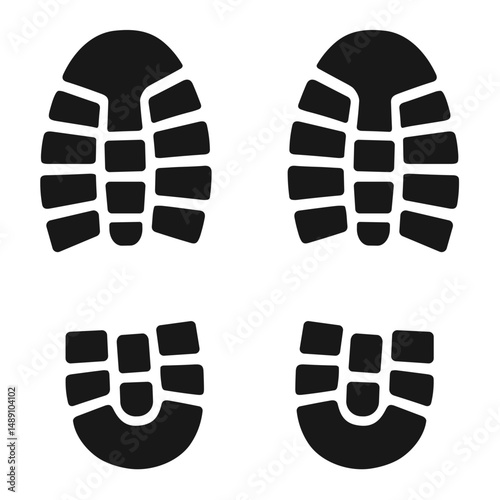 Shoe Print Silhouette
