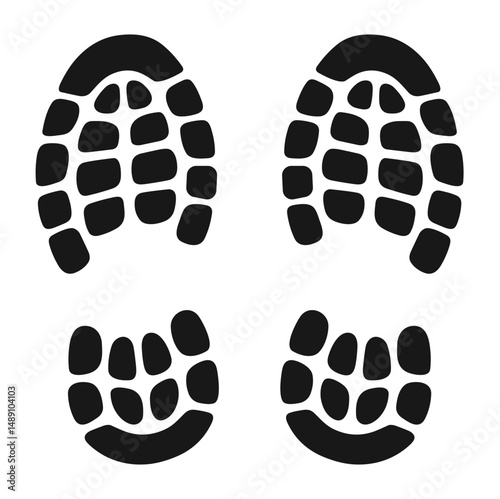 Shoe Print Silhouette