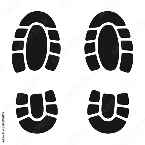 Shoe Print Silhouette