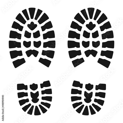 Shoe Print Silhouette