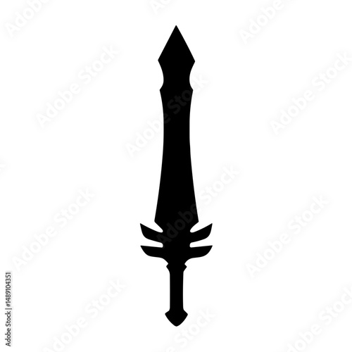 Saber and Sword Silhouette