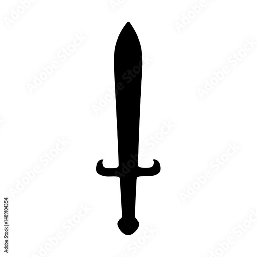 Saber and Sword Silhouette