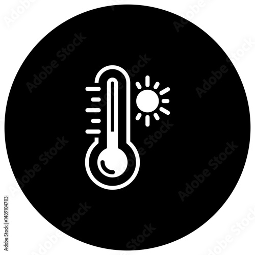 Hot Temperature Icon