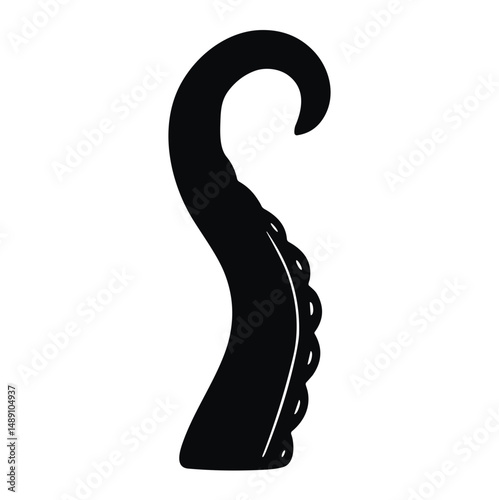 Tentacle Octopus Silhouette