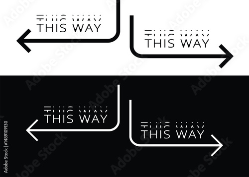 Luxury black arrow icons, Various packaging malls symbols, Motion pointers, Site and player control button,s Flat Information pointers, Way finding directions, Stylish modern simple arrows