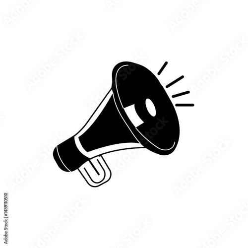 megaphone isolated on white background