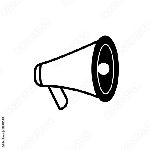 megaphone isolated on white background