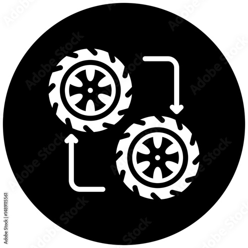 Wheel Changing Icon