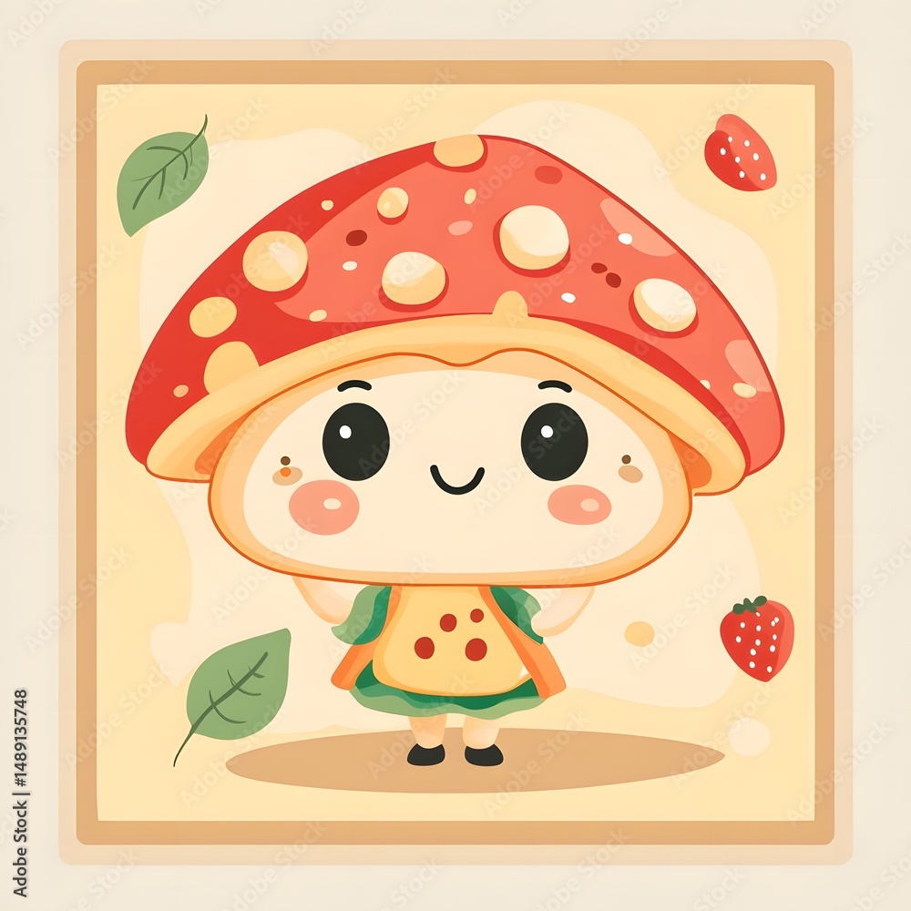Professional Cute Cartoon Pizza Character Illustration for Food Menu Design Professional Cute Cartoon Pizza Character Illustration for Food Menu Design