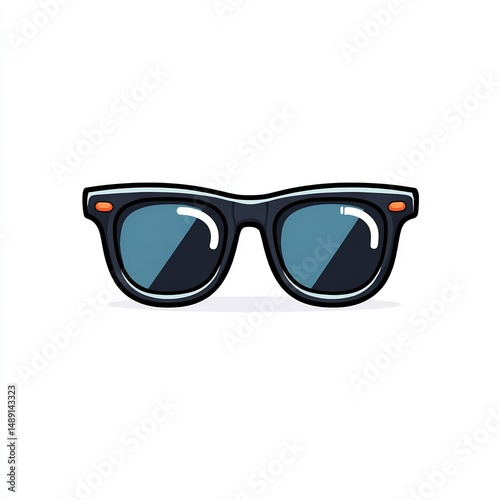 Sunglasses Shop Logo with Stylish Frames