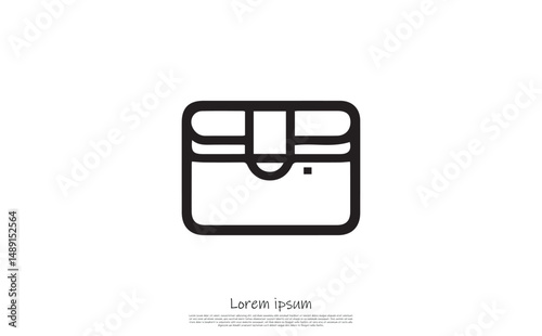 Credit Card Reader Black Line Icon with Rounded Edges, on Transparent Background