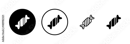 Candy icon logo design. candy sign and symbol.