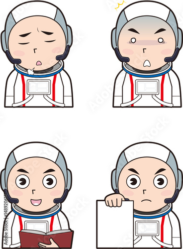 男性宇宙飛行士⑧
