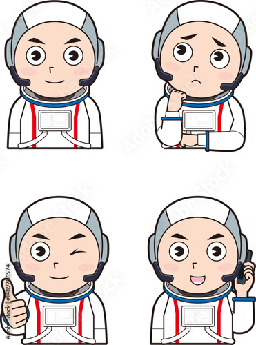 男性宇宙飛行士⑤
