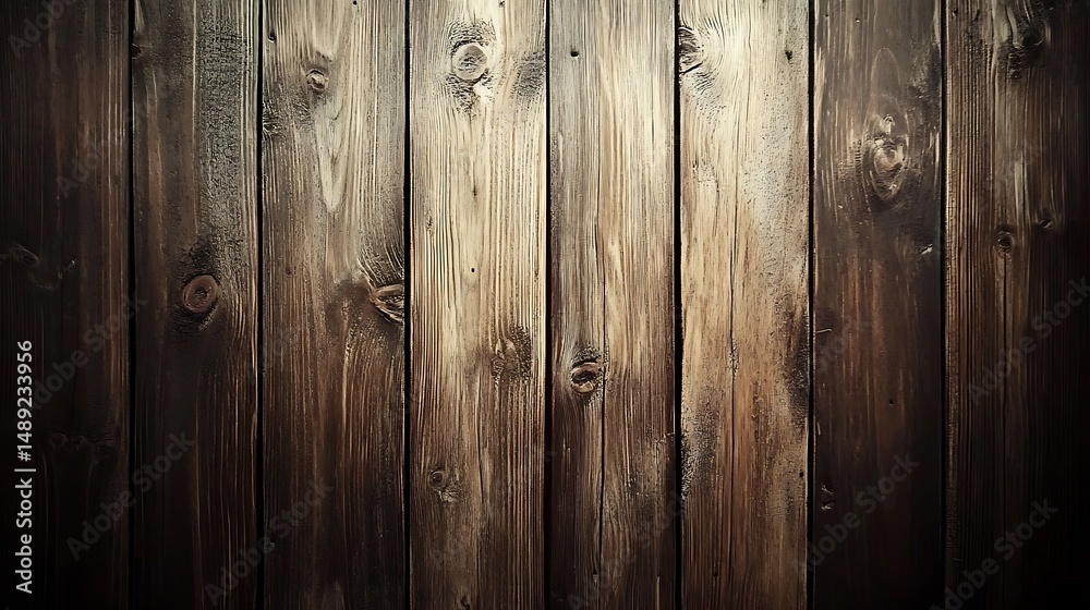 Naklejka premium Weathered wood plank background