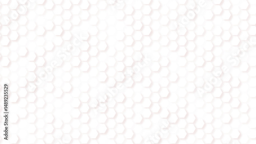Hexagon white background. Geometric grid. Honeycomb texture. Texture bee comb grid. Flat vector illustration isolated on white background