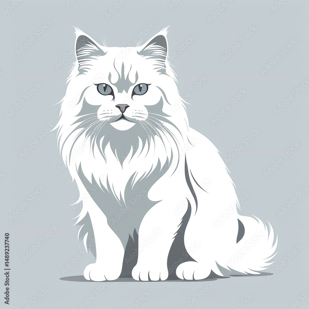 Fototapeta premium とっても好奇心旺盛な性格のサイベリアン