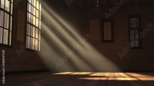 Loft apartment animation background