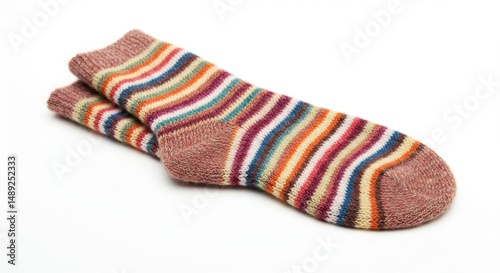 Colorful striped socks