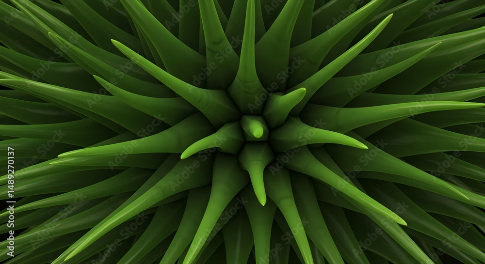 Fototapeta premium Organic Green Background Illustration for Wallpaper and Design Use