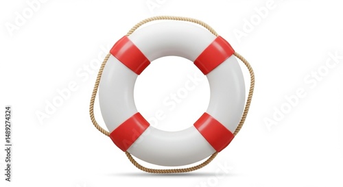 Life preserver graphic illustration