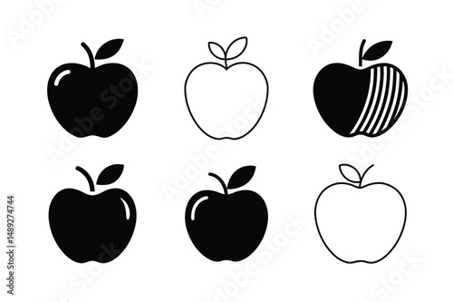 3D Vector of Realistic Apple Icon