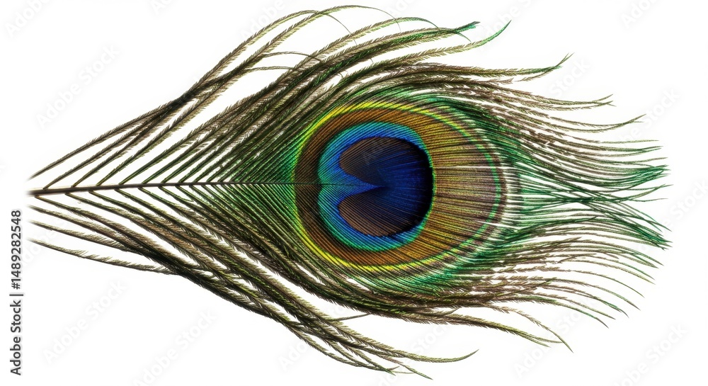 Obraz premium Peacock feather detail