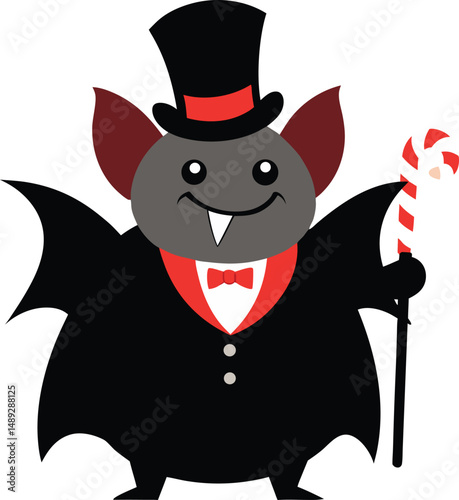 devil with a red ribbon