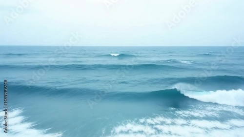 Wallpaper Mural Vast Ocean Waves Torontodigital.ca