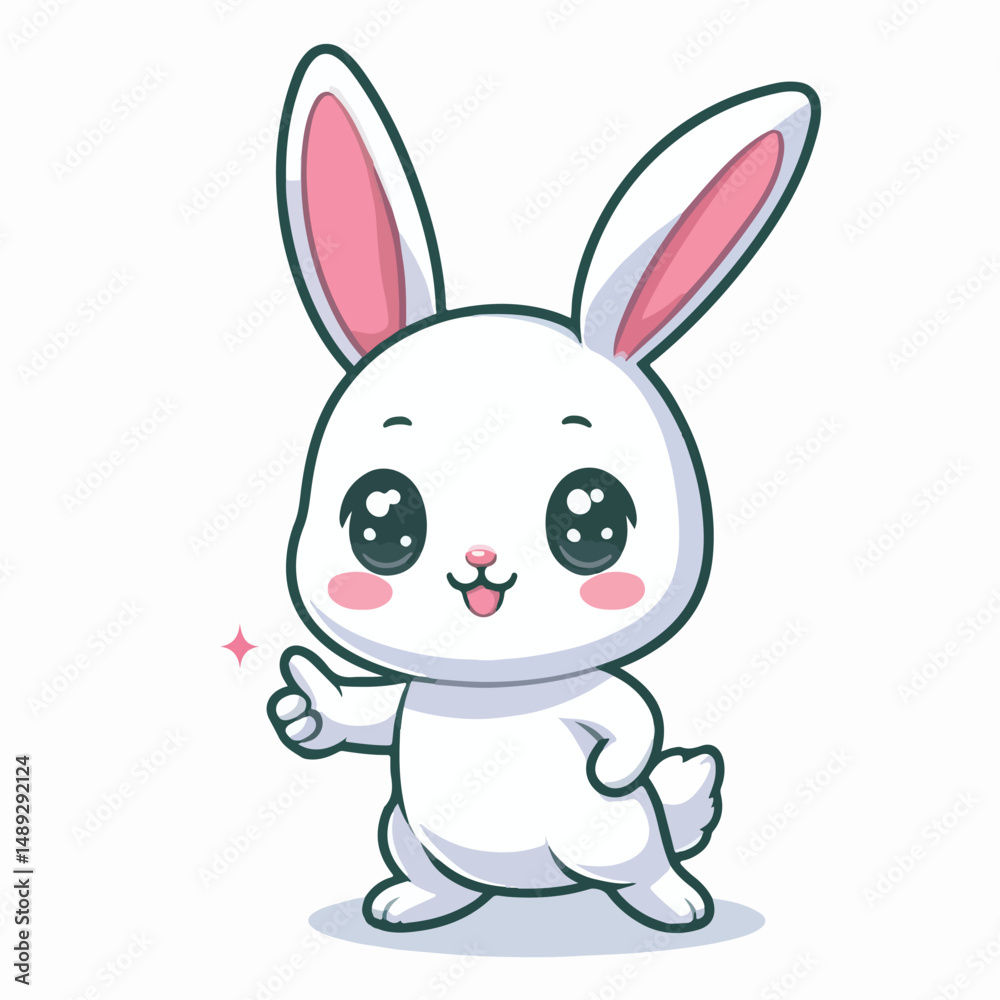 Fototapeta premium Vector kartun kelinci
