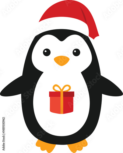 santa claus with gift boxes