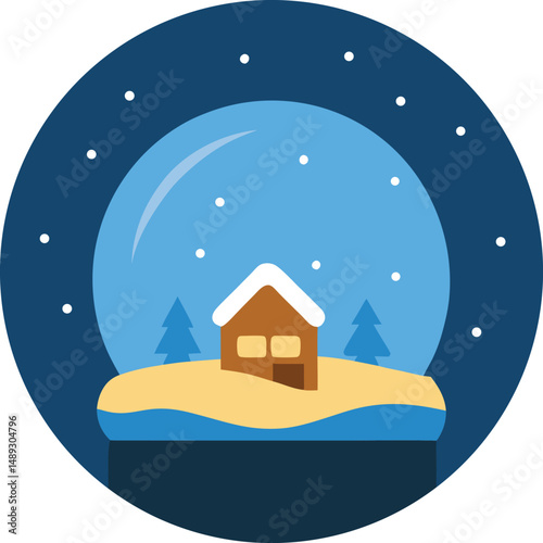 house in the night