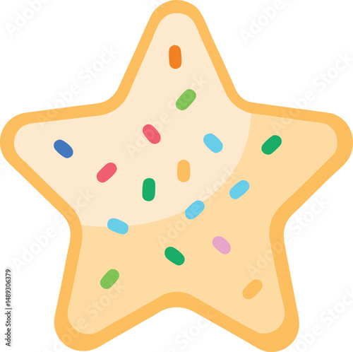 gingerbread cookies isolated on white