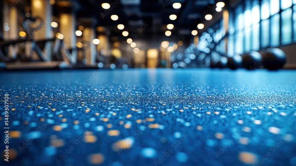 Obraz premium Gym floor, modern fitness center (1)