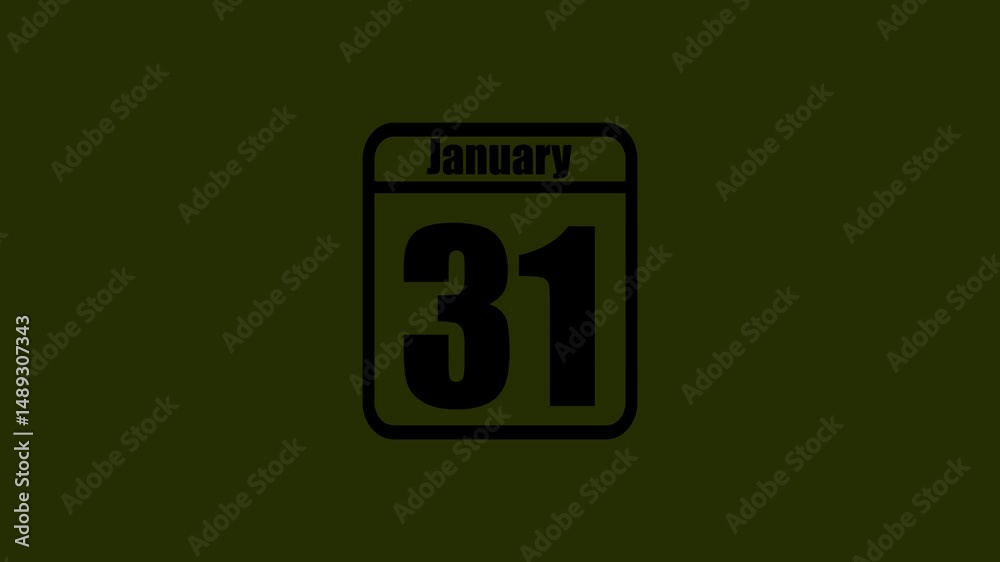 Business 31January concept geometric line isolate wavy background with animated video Business 31January concept geometric line isolate wavy background with animated video
