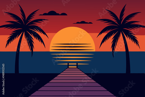 silhouette of a woman walking on the beach