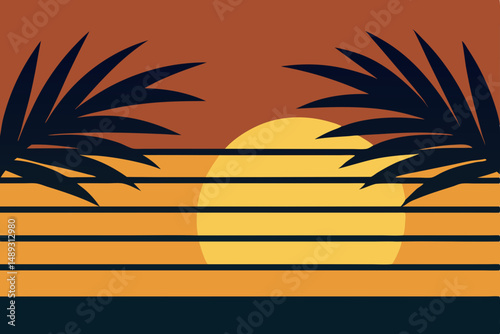 palm tree on the beach