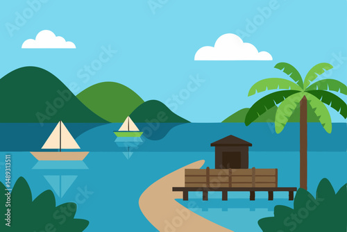 : island-bay-with-still-water--boats-in-distance--pa.svg