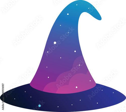 magic hat with magic wand