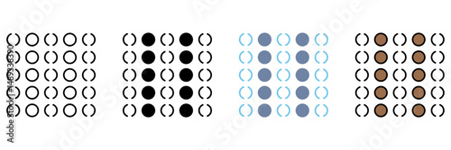 HETEROGENEOUS concept line icon. Simple element illustration.