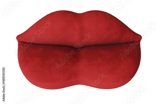 Bocca Lips Sofa 3D Model
