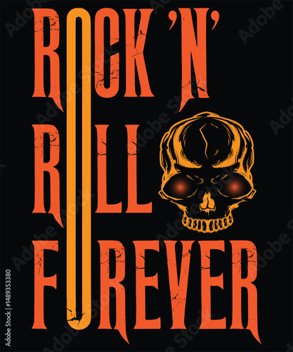 Rock n Roll Forever Graphic Design