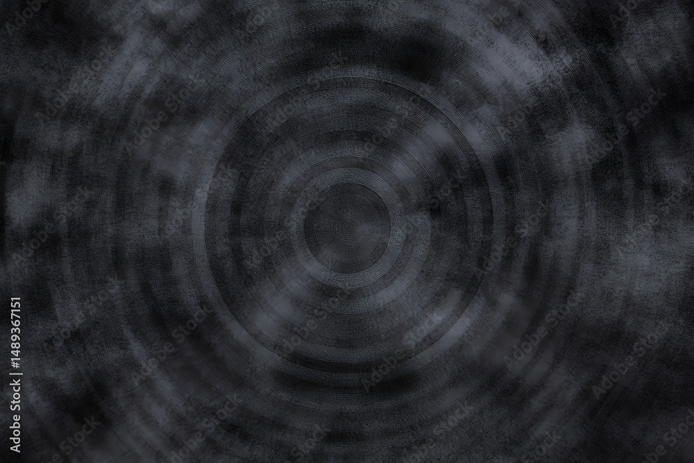 Obraz premium Dark Circular Blur: Abstract Depth and Mystery