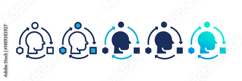 Adaptation Multi Style Icon Set